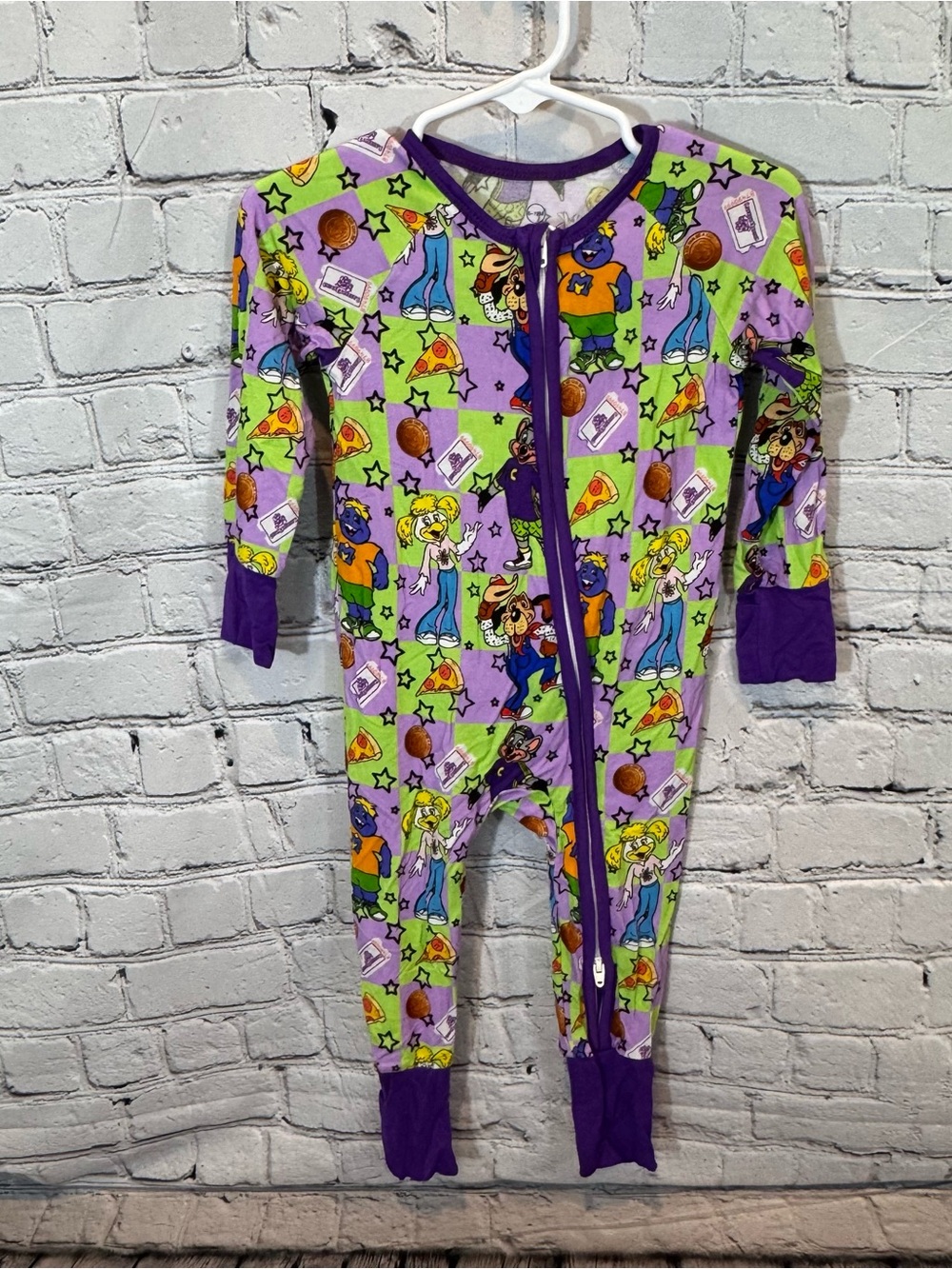 Chuck-E-Cheese Bamboo Zippie Romper